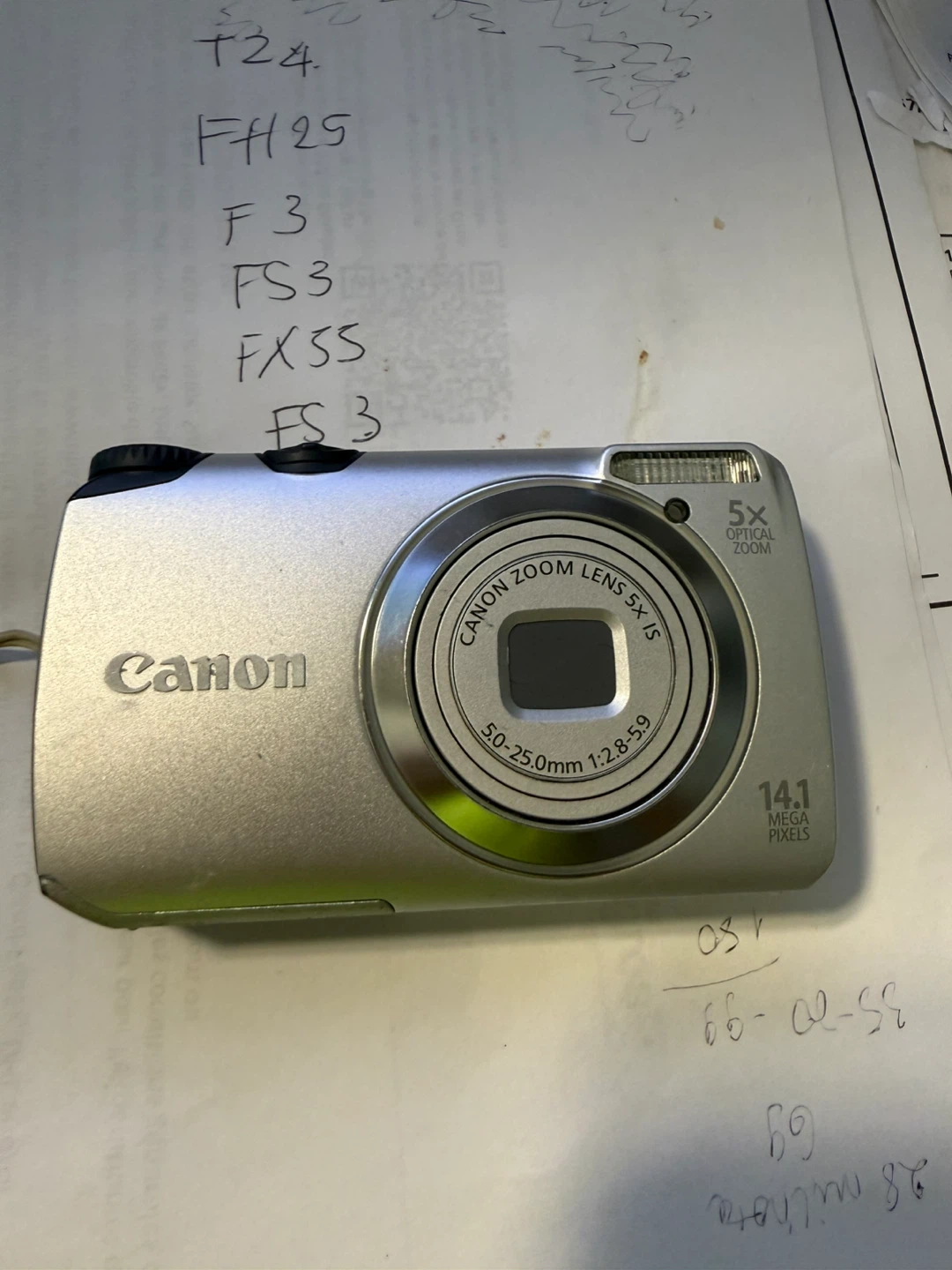 Canon PowerShot A3200 IS Digital Camera - Silver