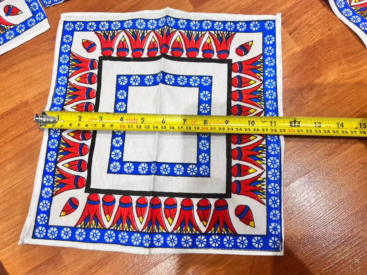 Six Egyptian-Themed Cotton Napkins - photo 4