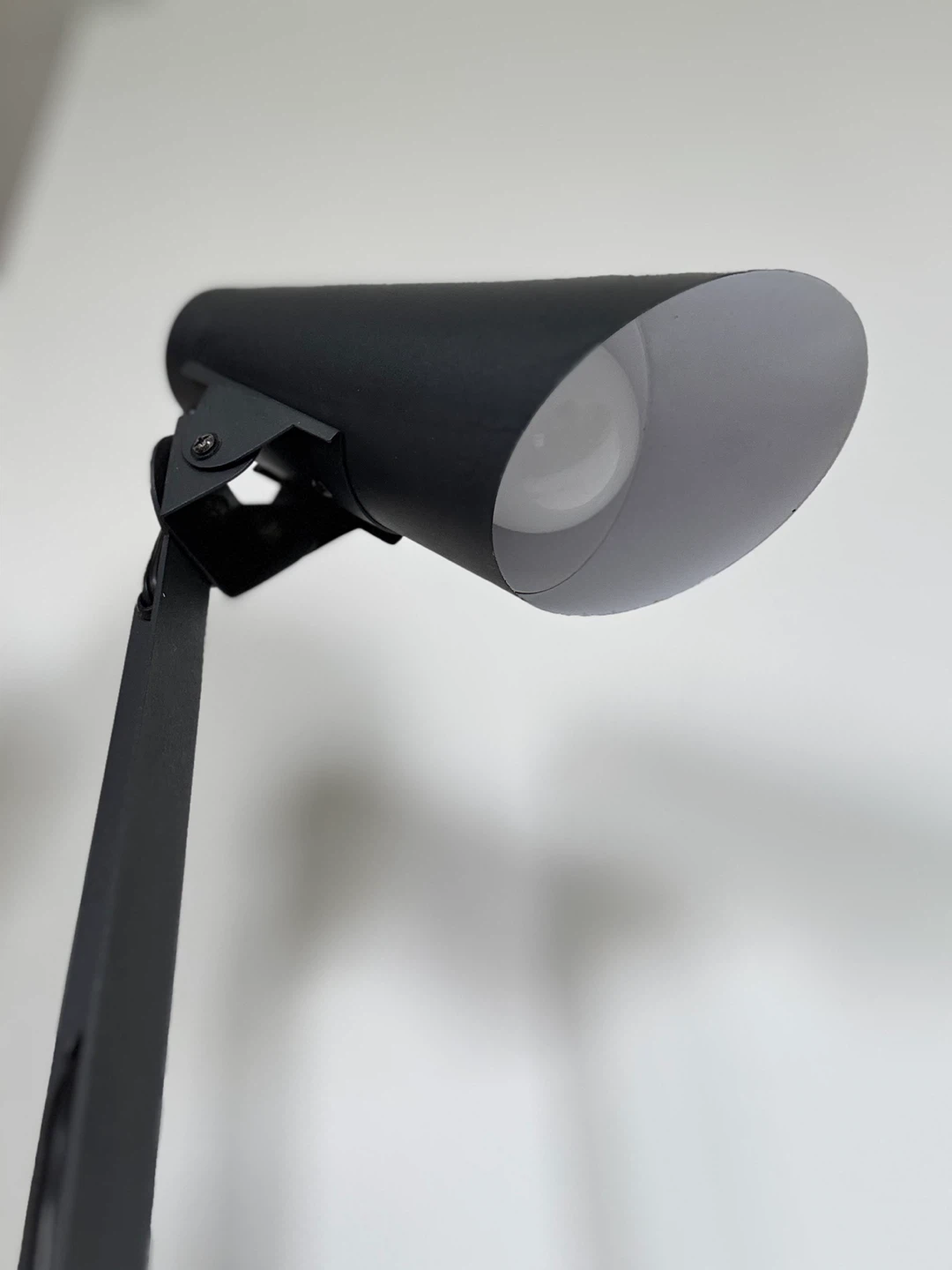 Black Modern Floor Lamp with Foot Switch