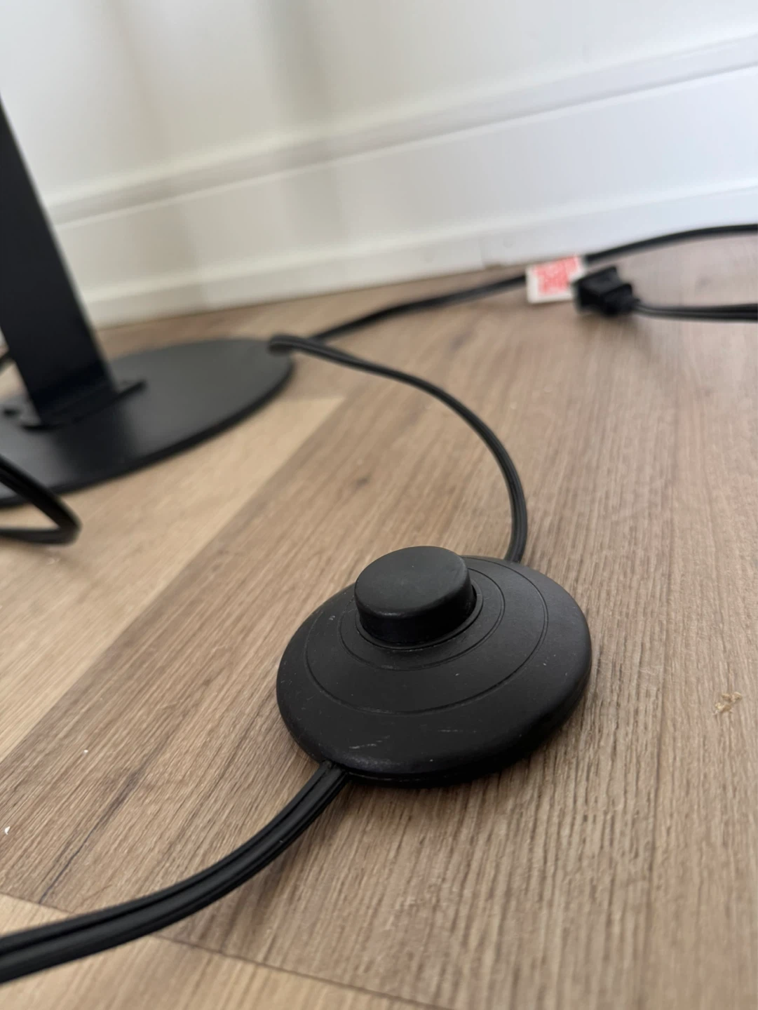 Black Modern Floor Lamp with Foot Switch - photo 4