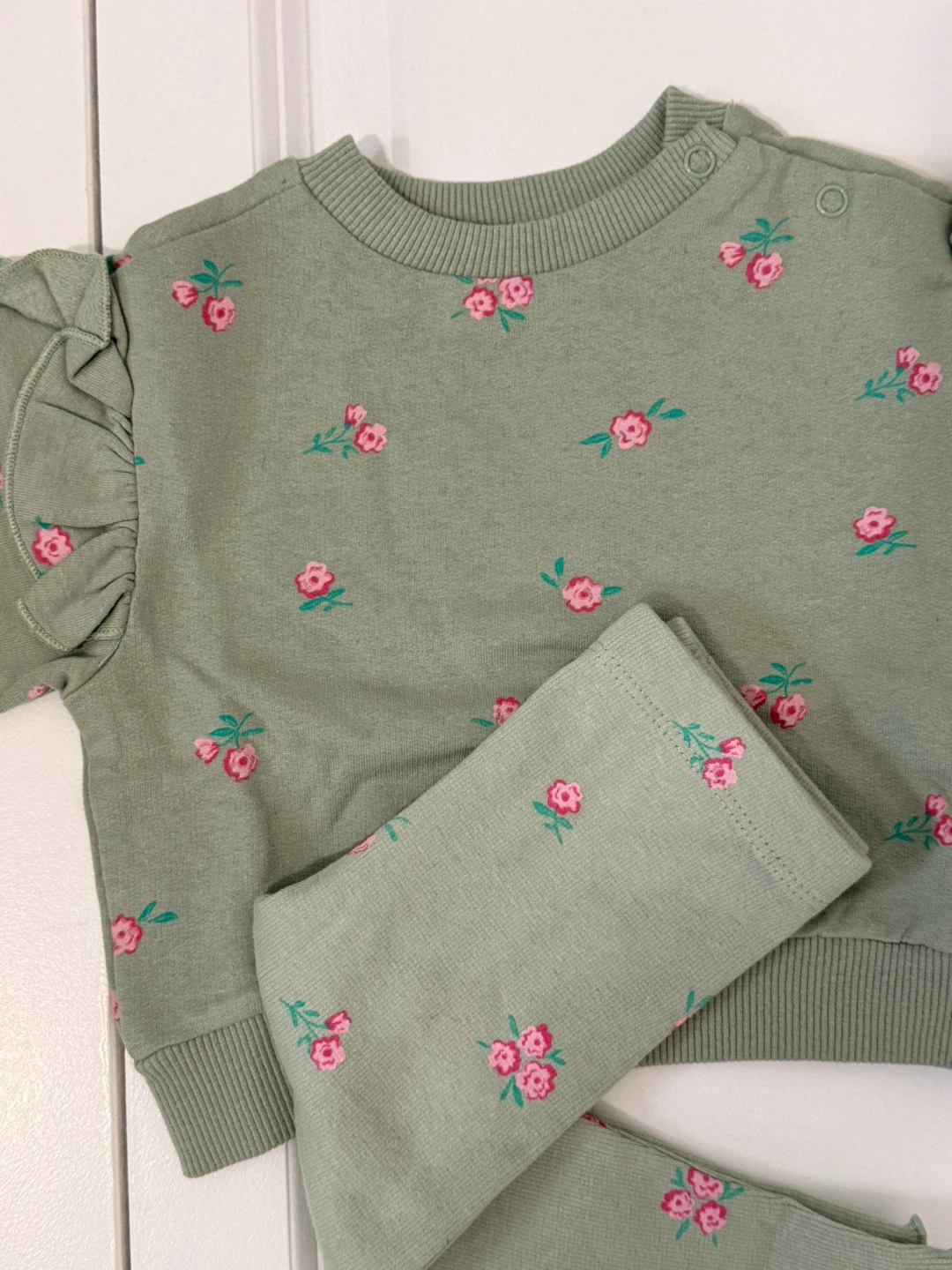 Baby Clothes Set - Bear & Floral Prints - photo 3