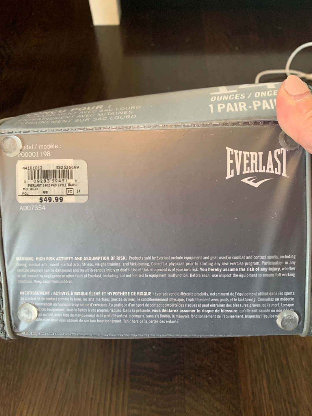 Everlast Elite Prostyle Training Gloves 14oz - photo 2