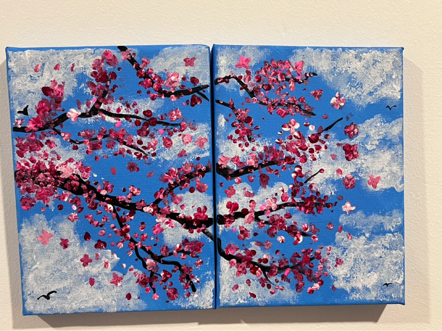 Sakura Cherry Blossom Painting set