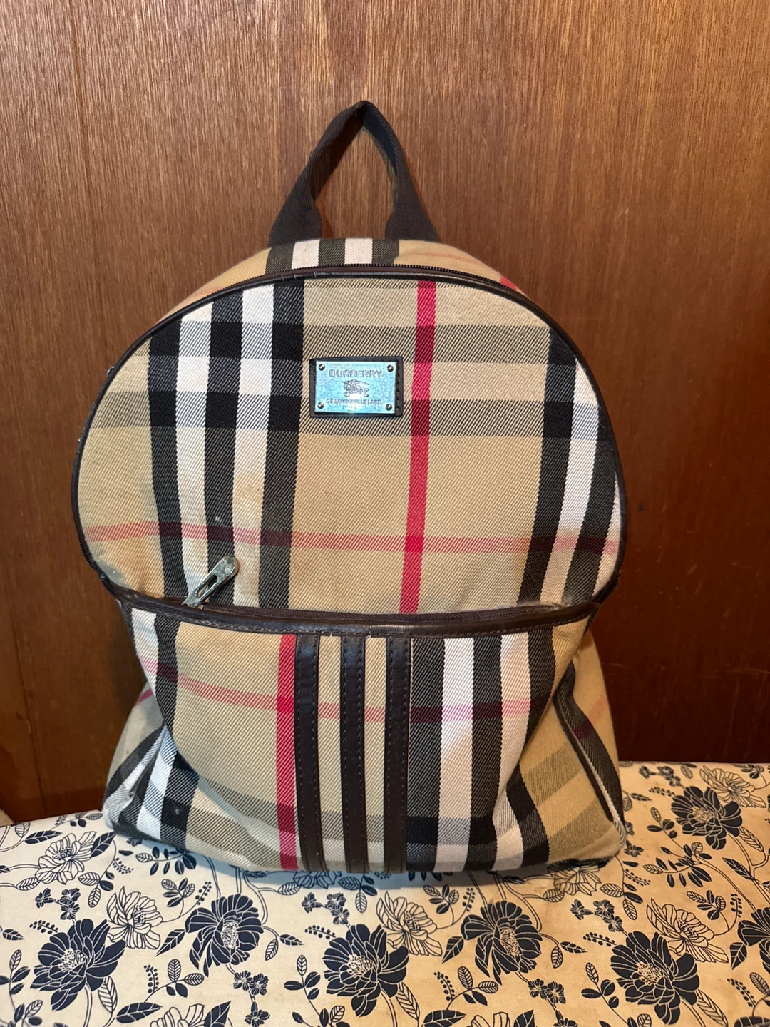 Burberry Nova Check Backpack Vintage