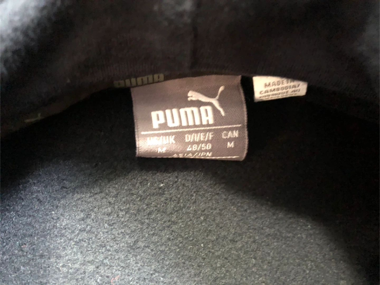 Puma Black Hoodie with Logo - Size M - photo 2