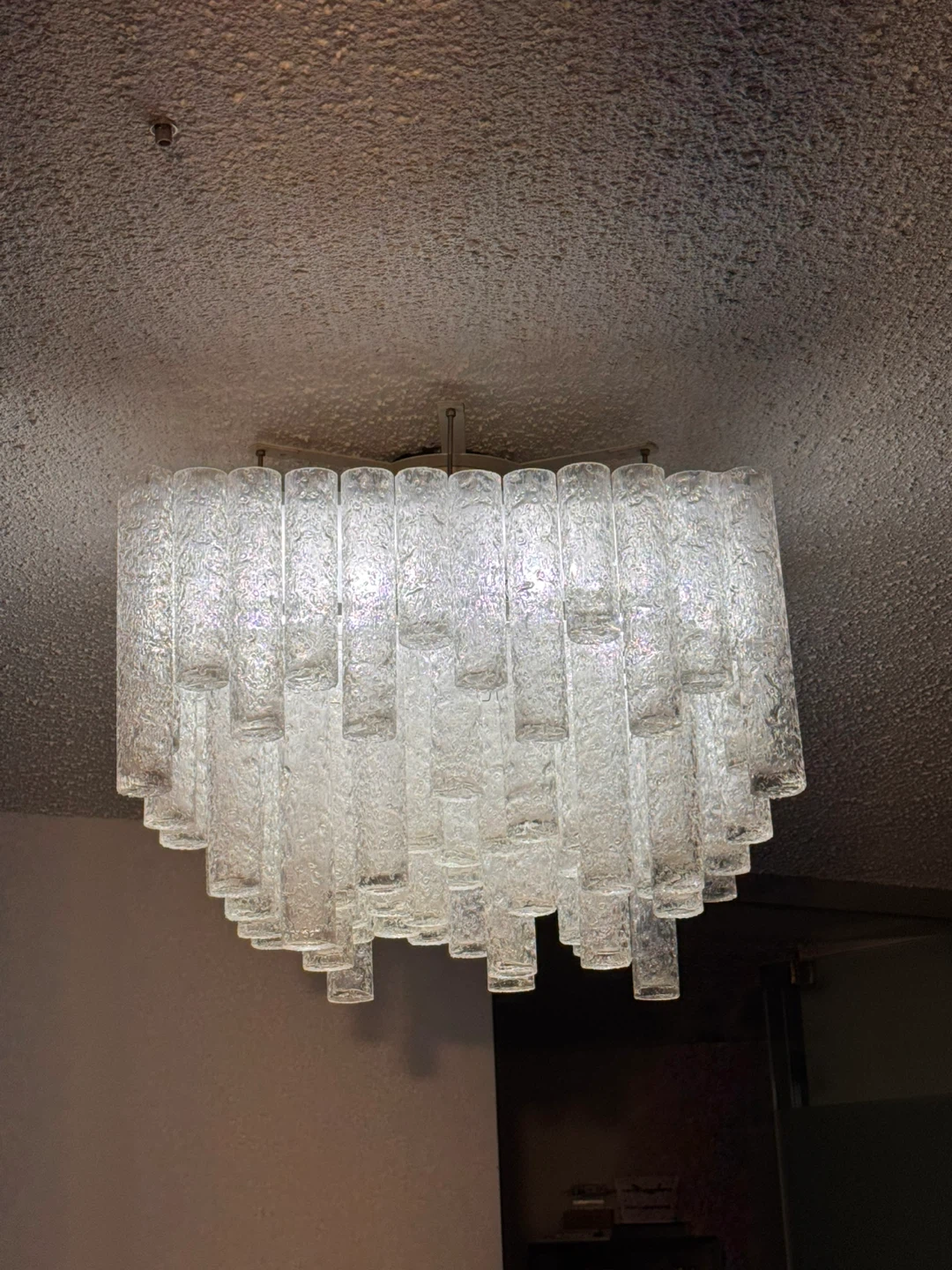 Doria Leuchten vintage 1960-1970 chandelier