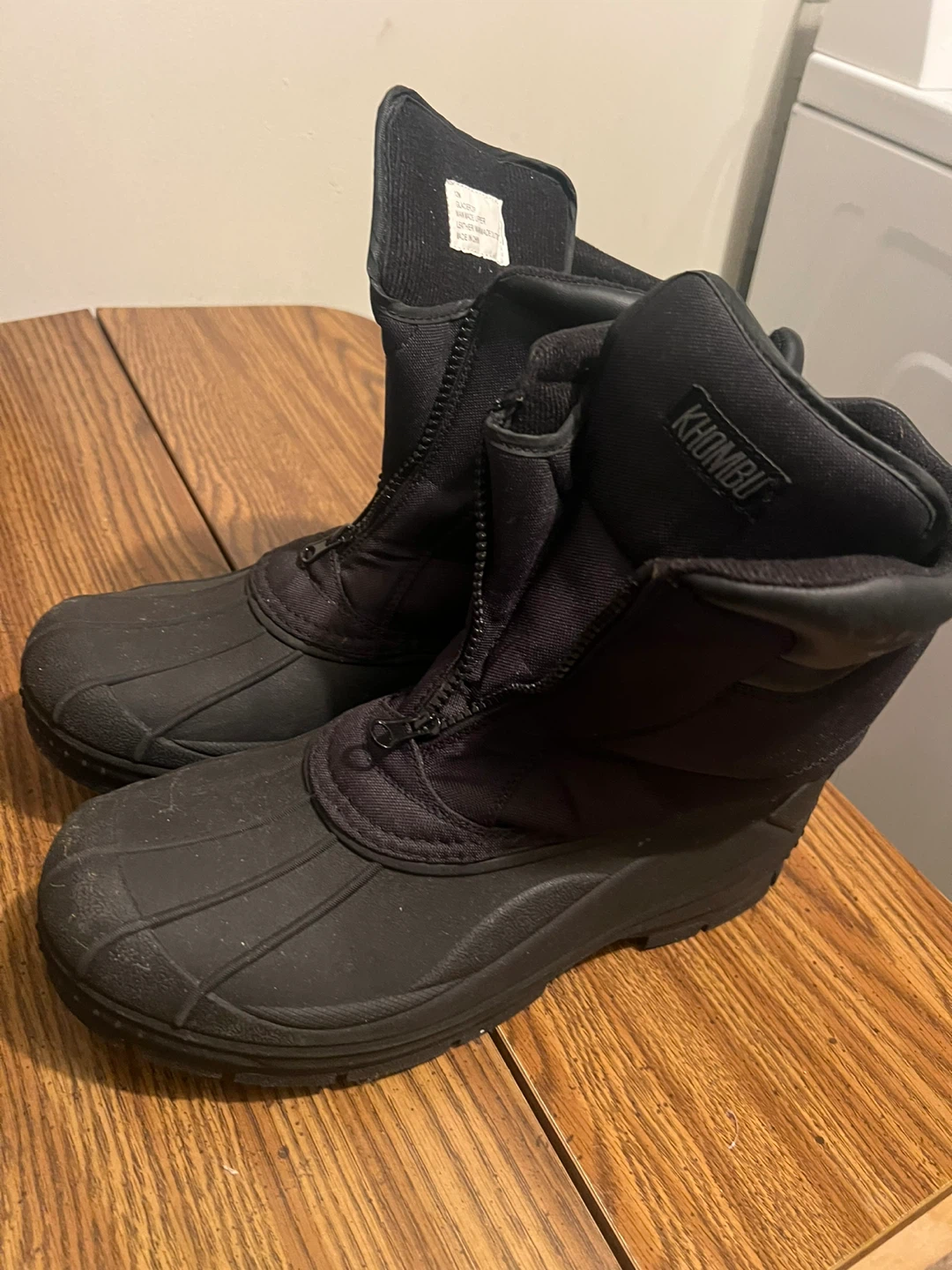 Khombu Glacier Zip Snow Boots Size 12M - photo 2