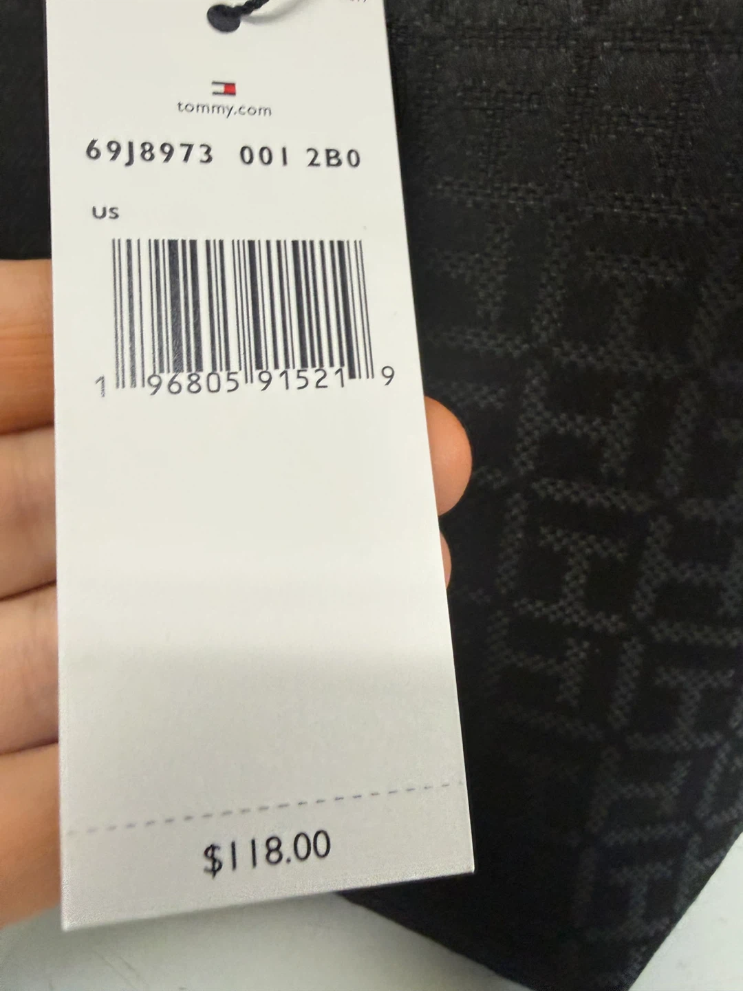 Tommy Hilfiger Black Monogram Tote Bag with Coin Pouch - photo 5
