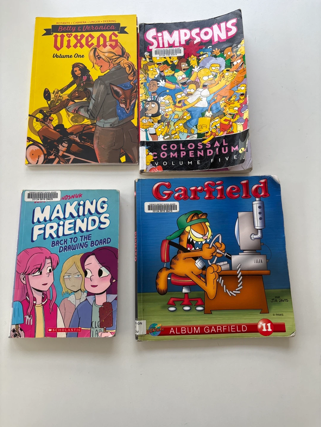 Comics: Simpsons, Garfield, Betty & Veronica, and Making Friends