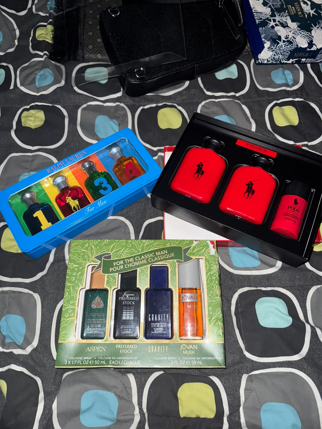 Various Men's Fragrance Gift Sets