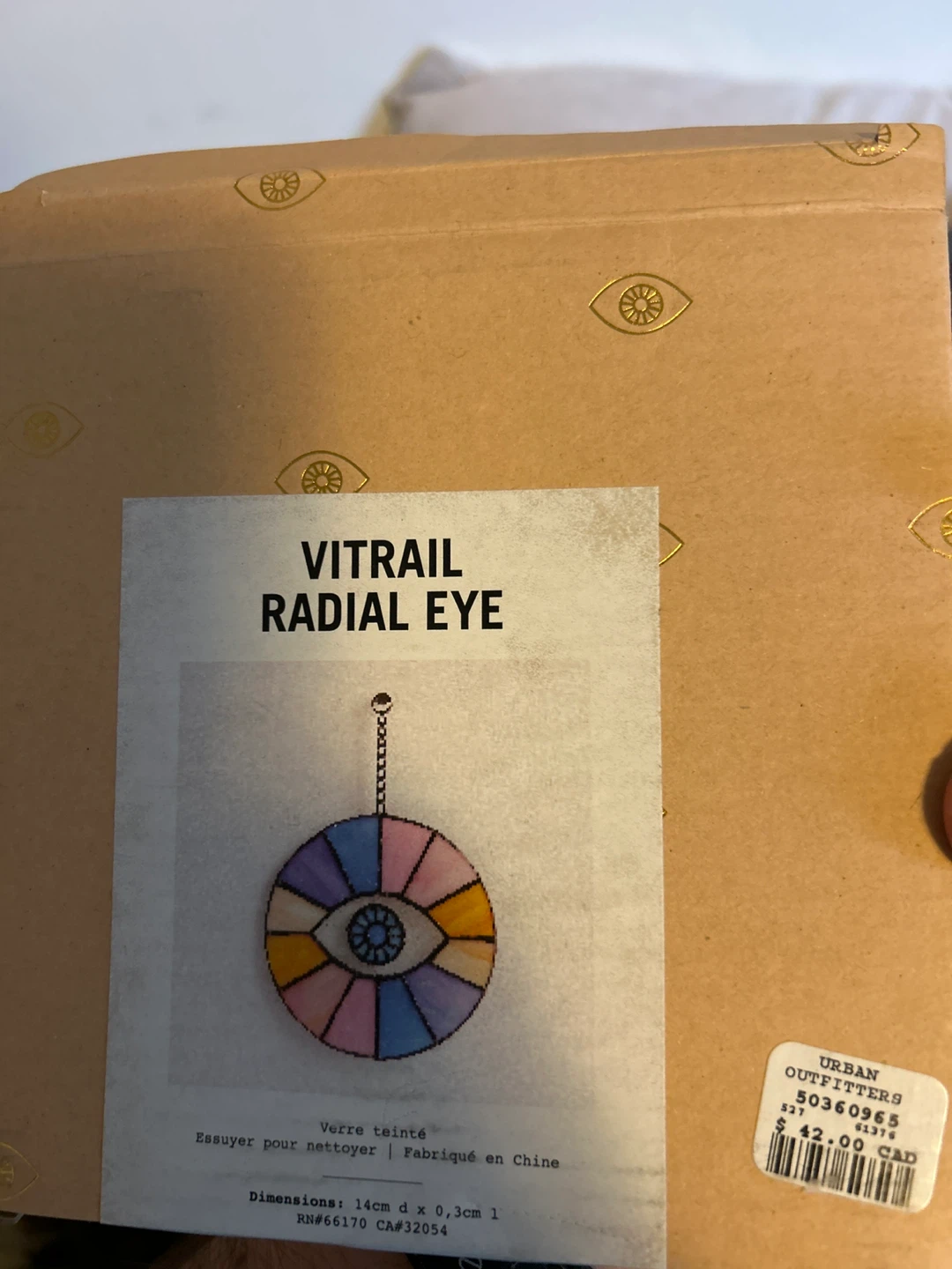 Urban Outfitters Vitrail Radial Eye Stained Glass Suncatcher - photo 2