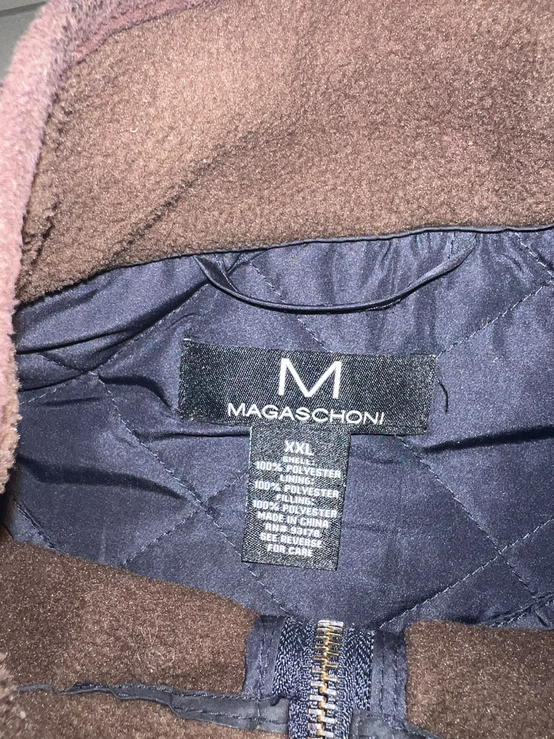 Magaschoni Quilted Vest XXL