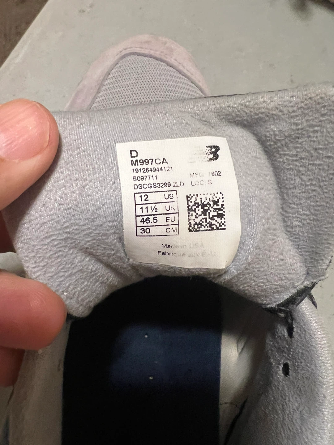 New Balance 997 CA "Made in USA" Sneakers Size 12 - photo 3