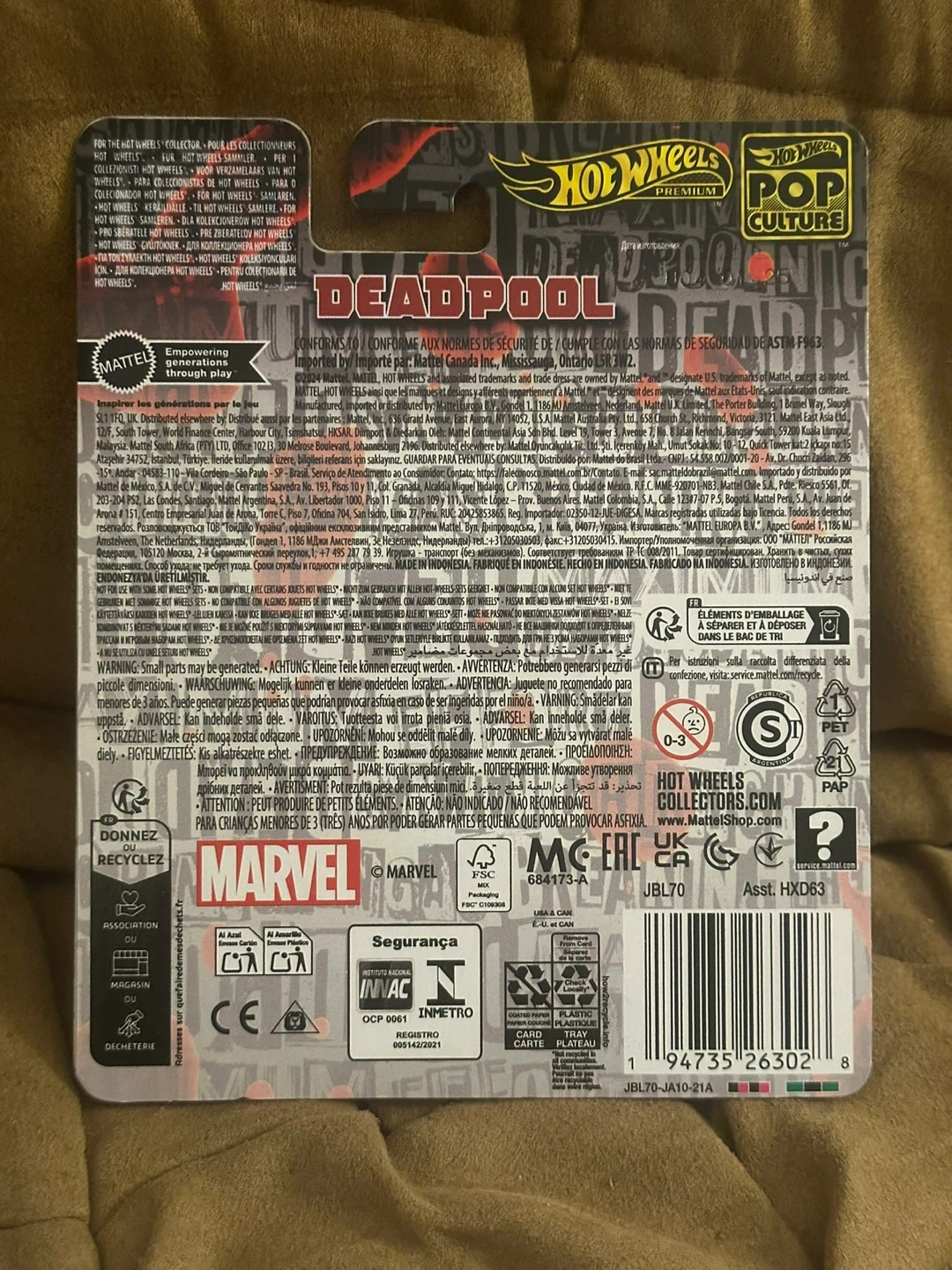 Hot Wheels Premium Pop Culture Deadpool Scooter - photo 2