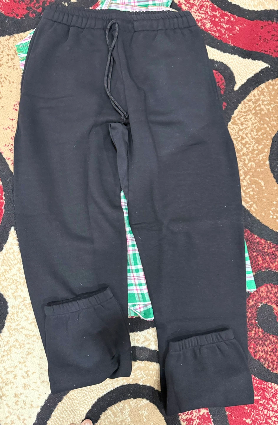 Jogging Pants - Black & Orange - photo 2