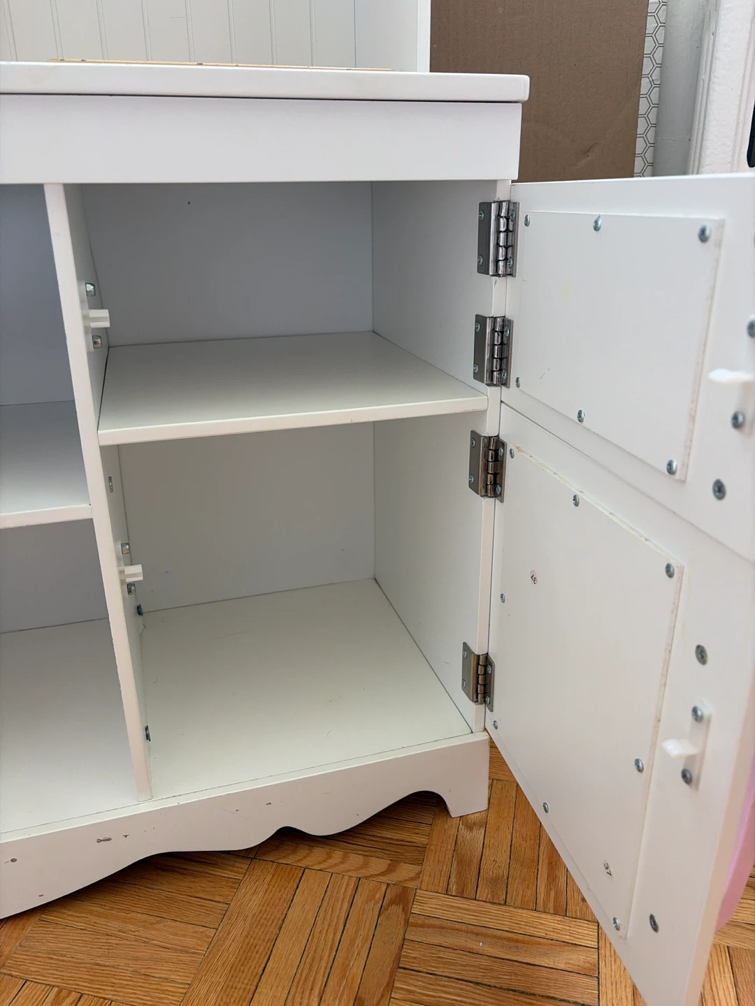 Kids Wooden Play Kitchen - White and Pink - photo 5