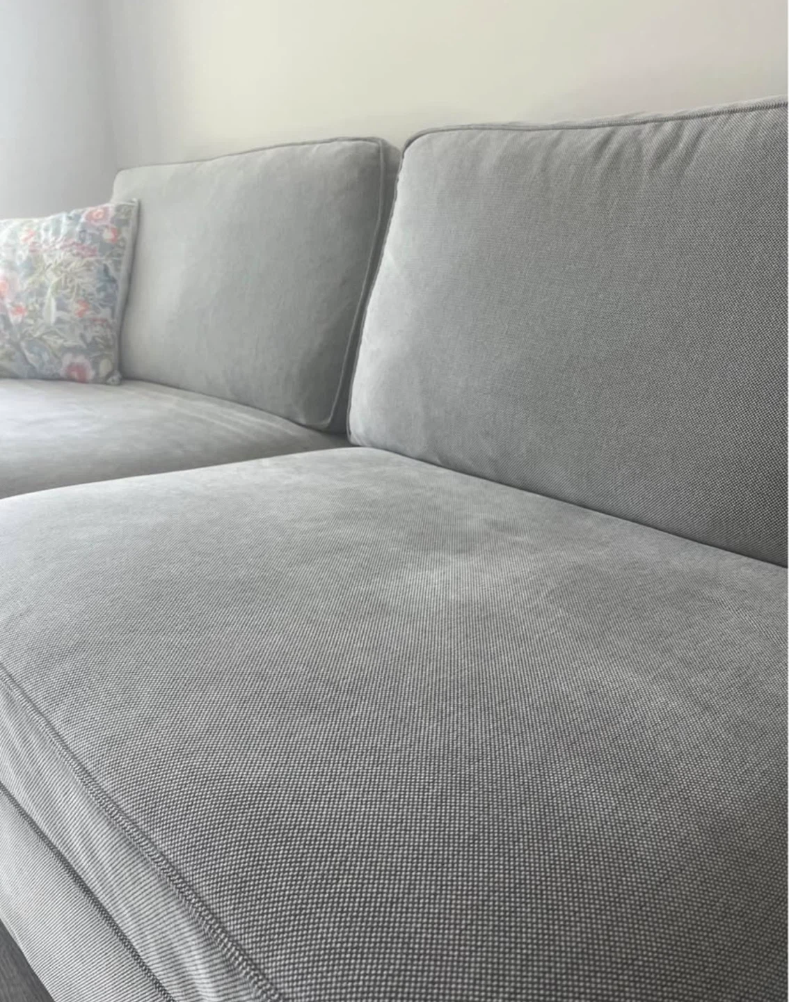 Grey Sectional Sofa with Chaise - photo 3