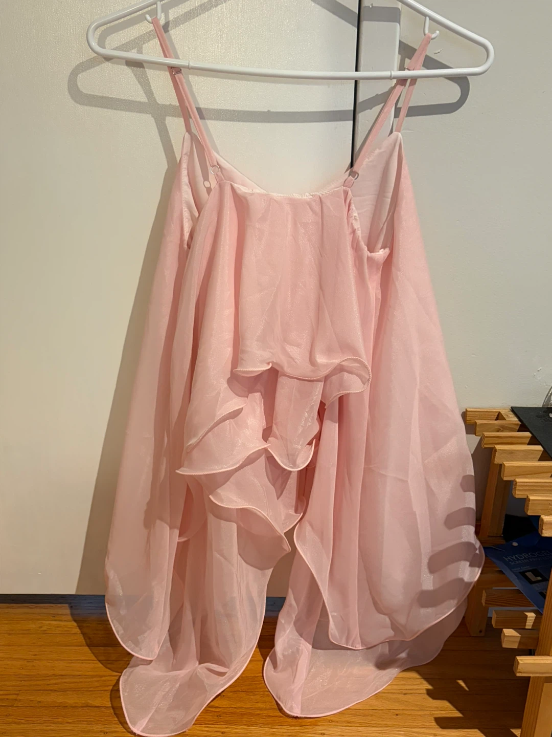 Pink Chiffon Layered Camisole Top - photo 4