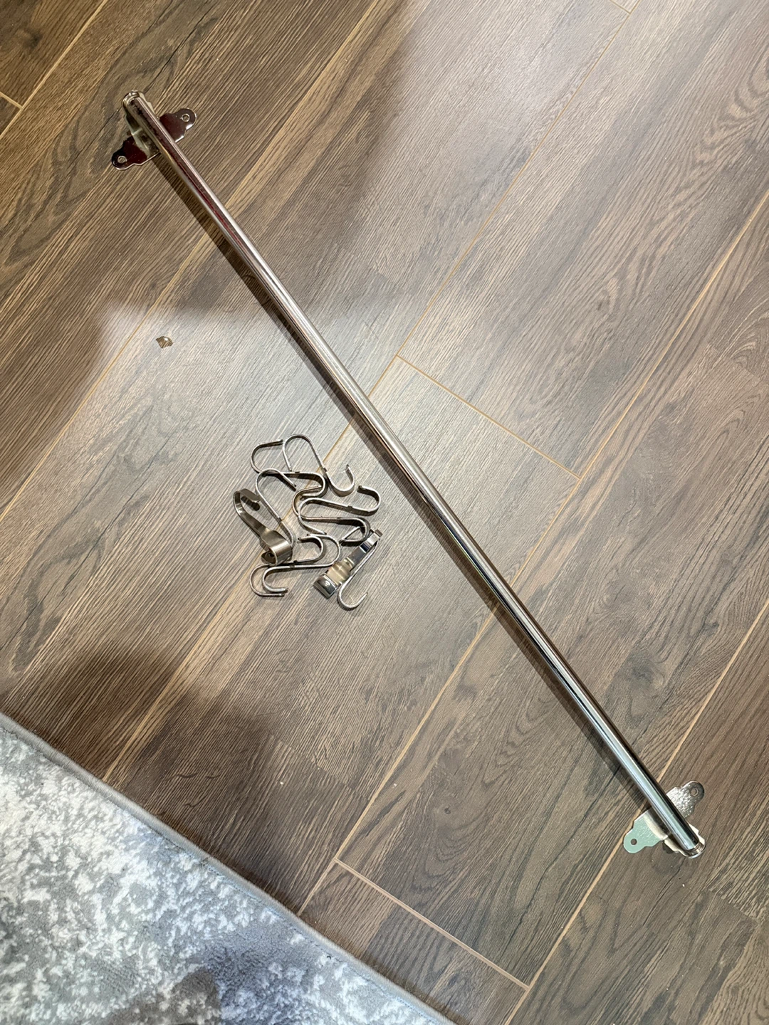 IKEA hanging rack with hooks