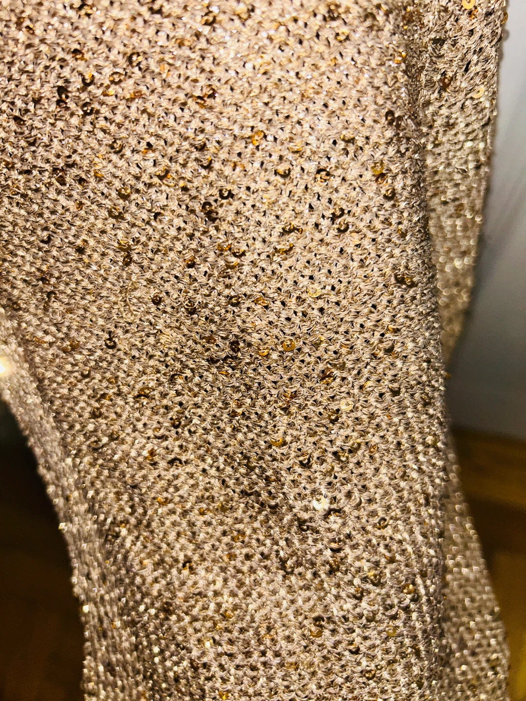 Gold Sequin Cardigan - photo 2