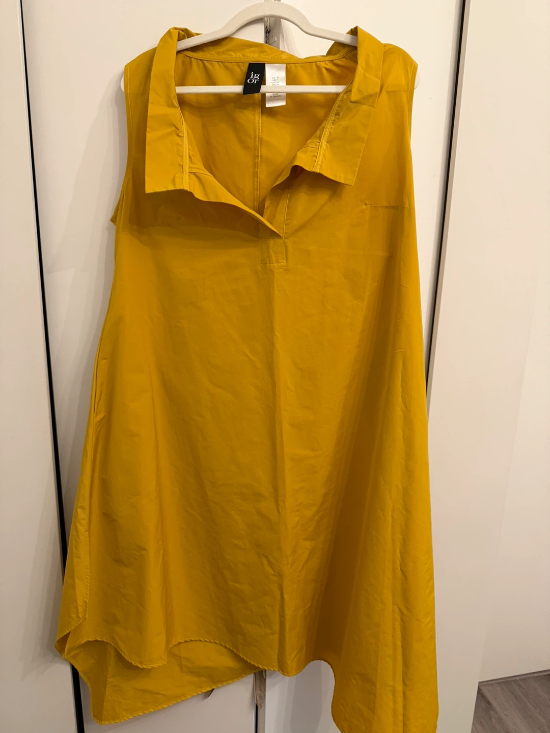 Igor Or "Callas" Dress M (42/44) Mustard Yellow