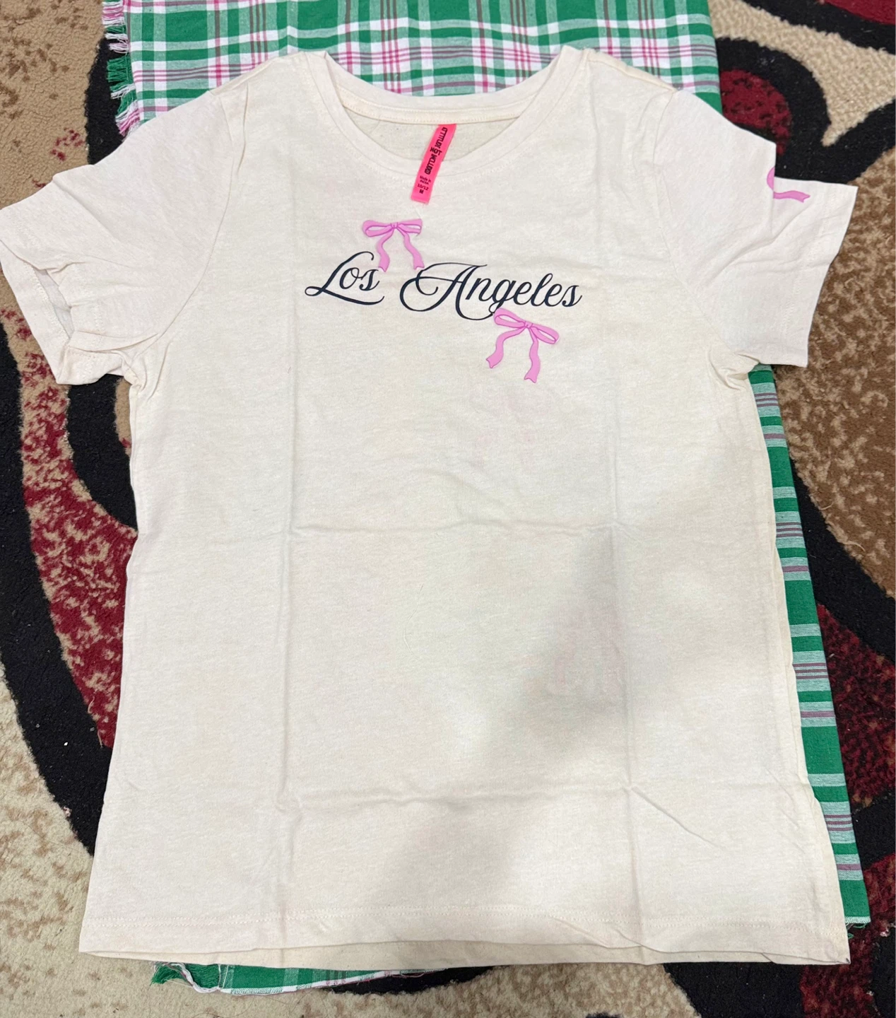 White Kids T-Shirt with 'Game Over' and Los Angeles Graphics - photo 3