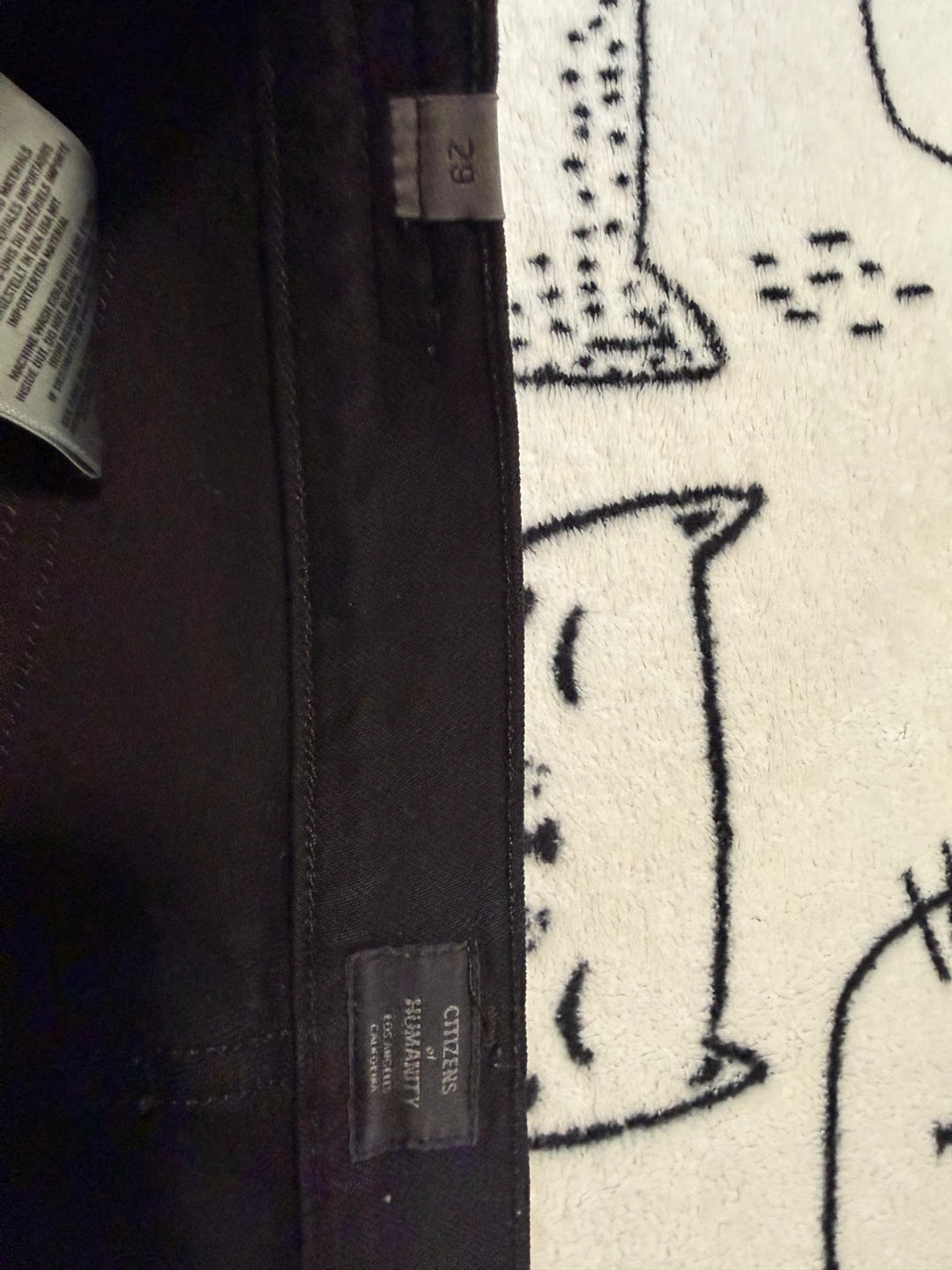 Citizens of Humanity Black Denim Jeans Size 28 - photo 3
