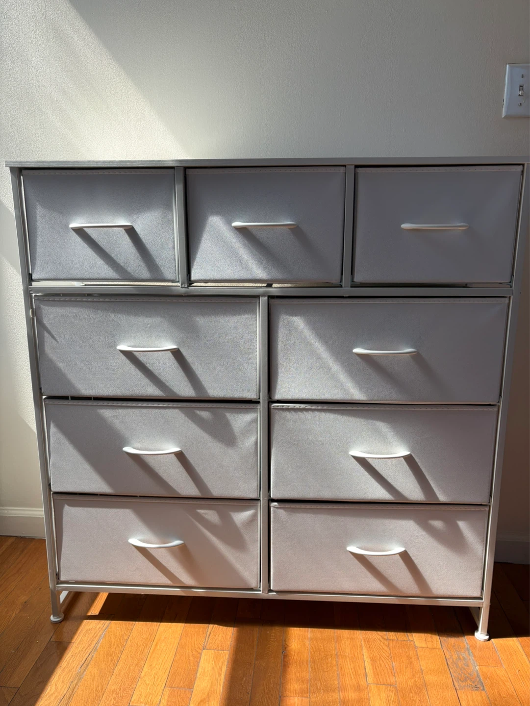 9 Drawer Dresser - white