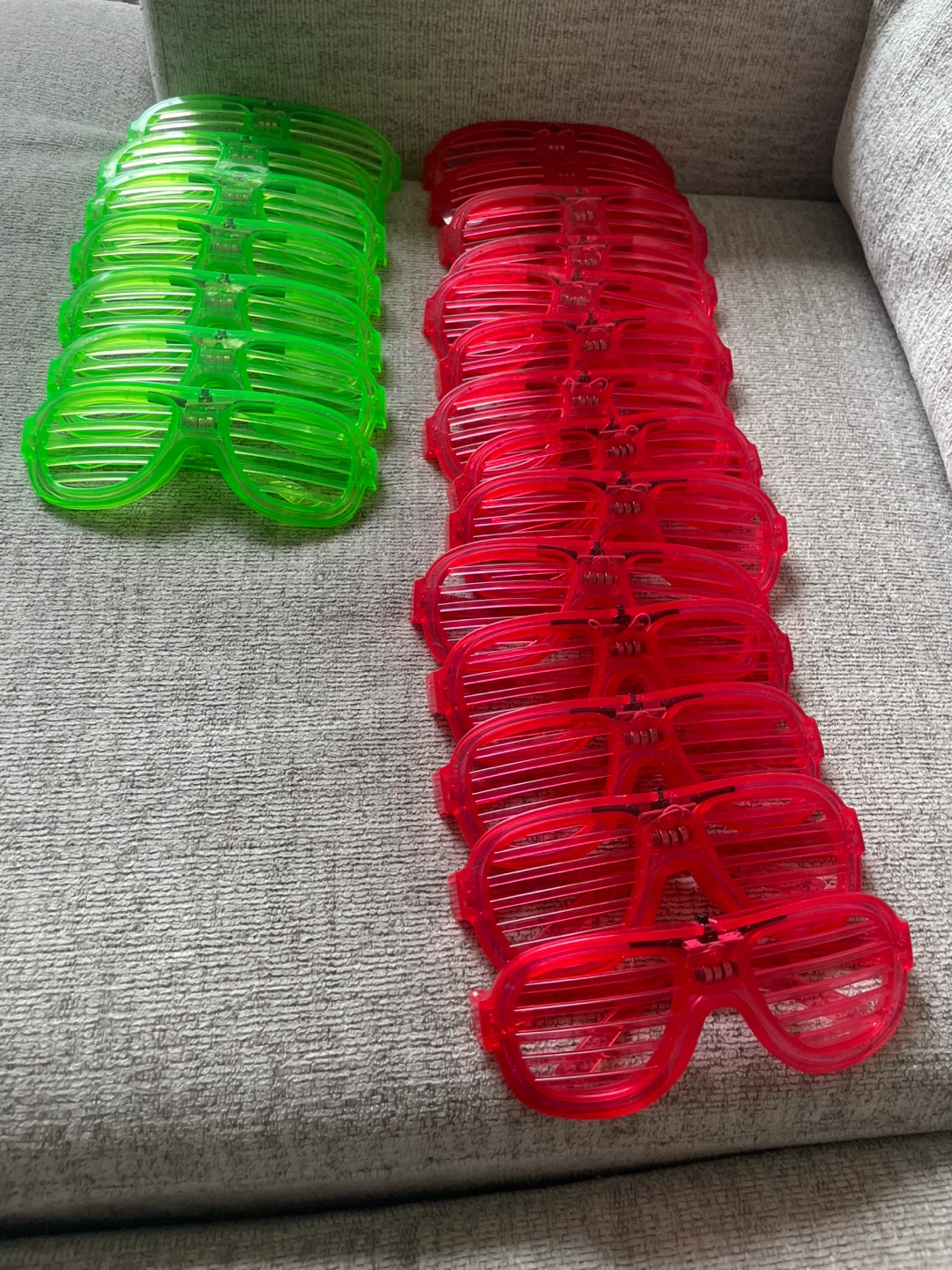 Party Shutter Glasses - Red & Green - photo 2