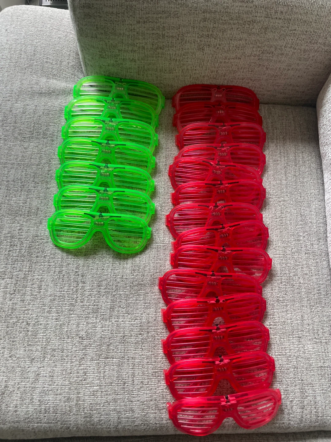 Party Shutter Glasses - Red & Green - photo 3