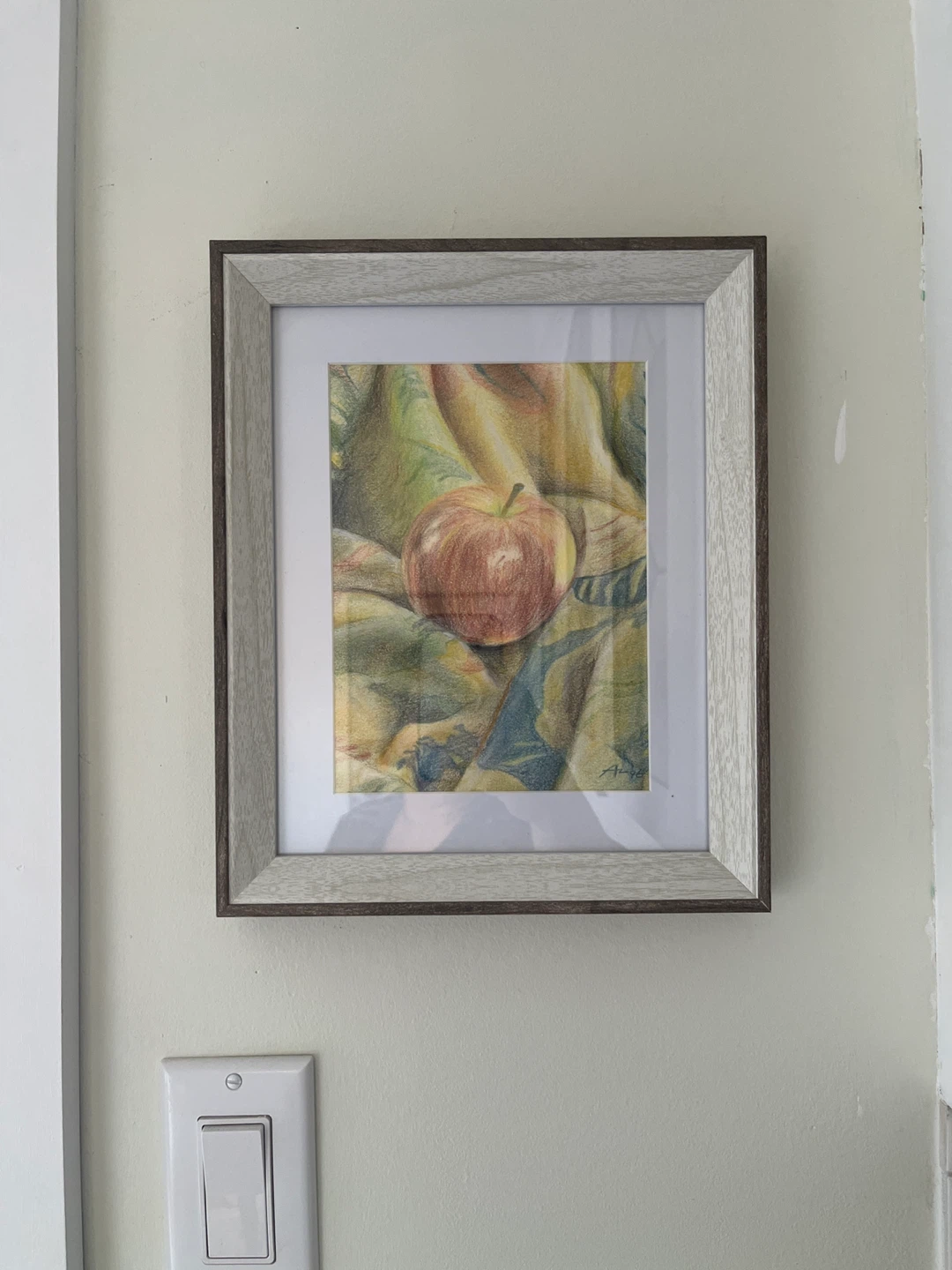 Framed Apple Art Print