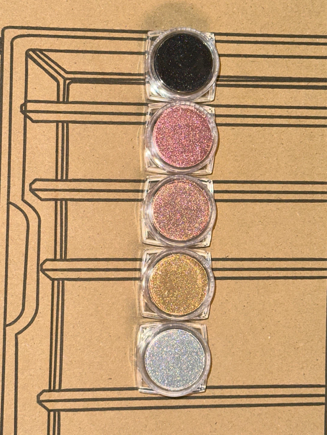 🆕 Metallic Chrome Powder Set x5 - photo 2