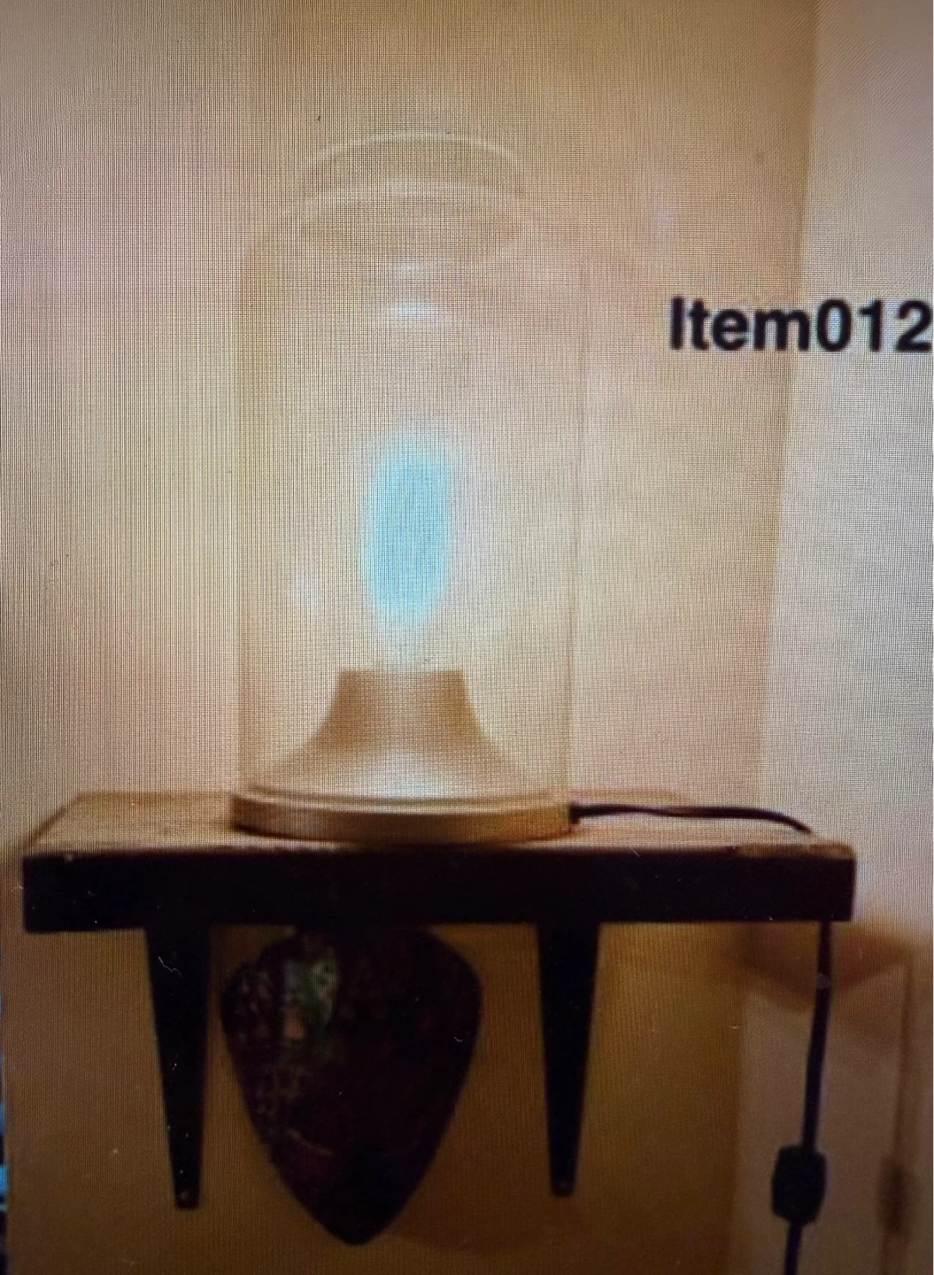 Glass Plasma/Edison Ball Lamp