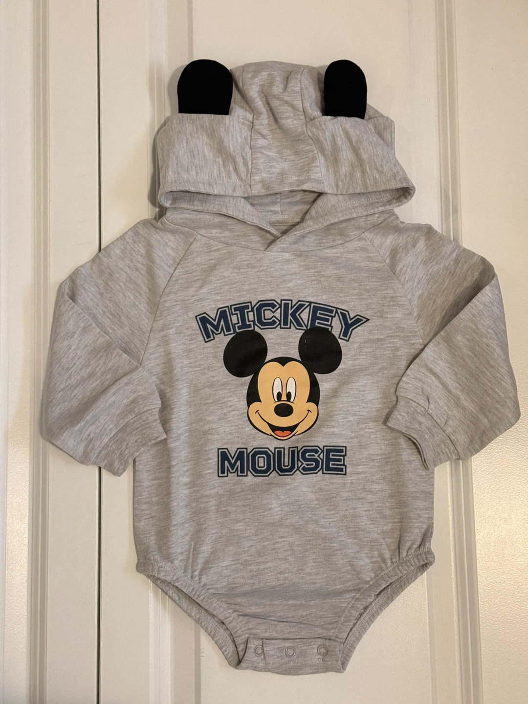 Baby Mickey and Minnie Mouse Bodysuit Hoodie Set - photo 2