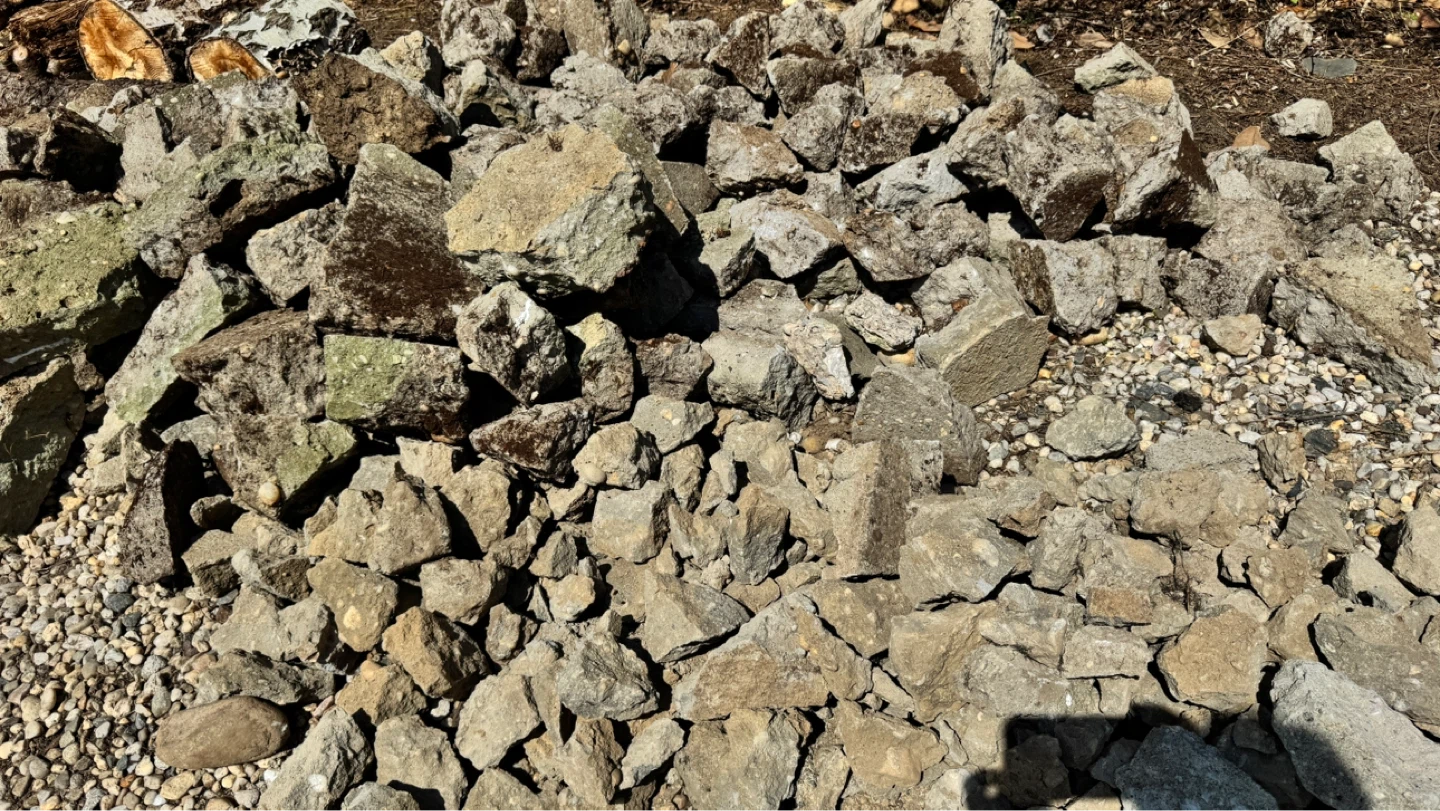 Landfill discarded sidewalk cement FREE