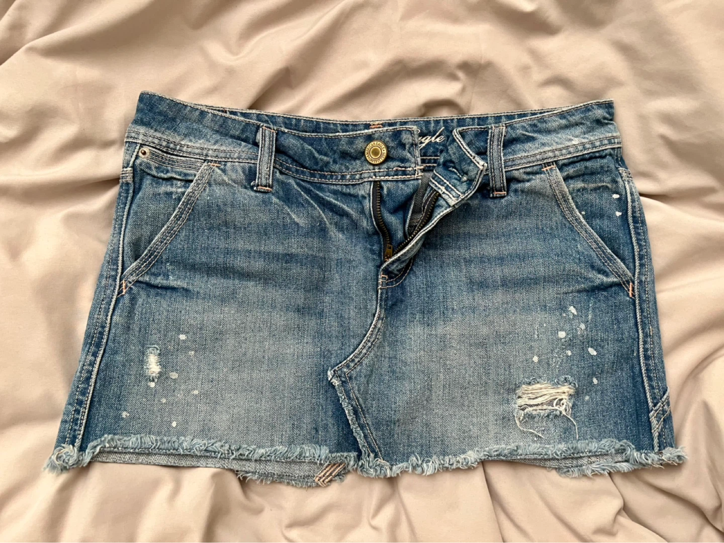 American Eagle Denim Skirt Size 4