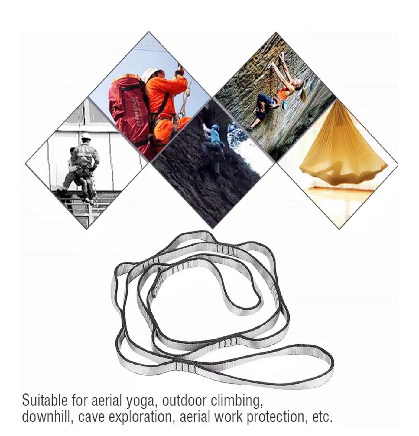 Set of 2 Climbing/Yoga Straps - photo 2
