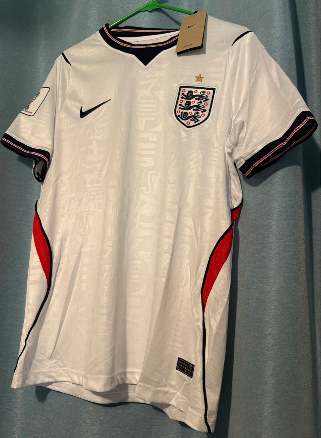 England 2026 World Cup jersey all sizes