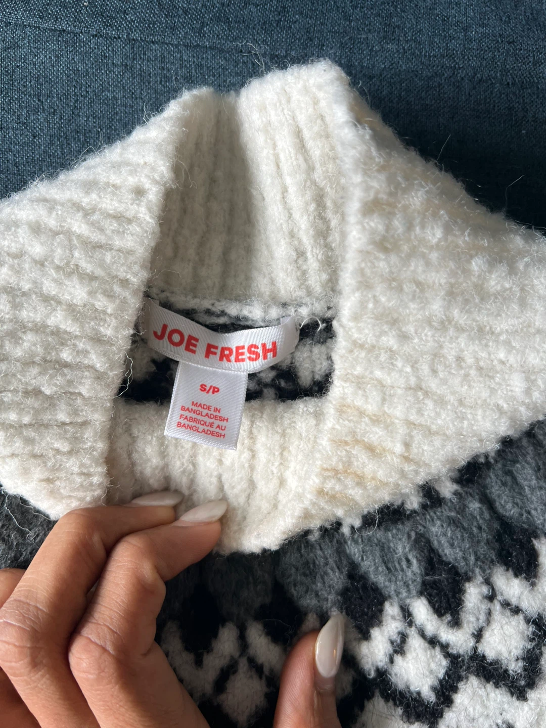 Joe Fresh Fair Isle Sweater - Size S/P - photo 2