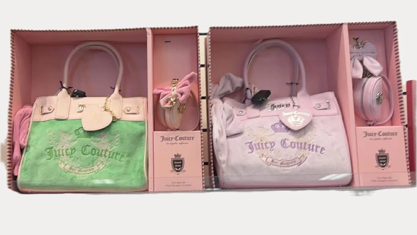 Juicy Couture Tote Bag Set