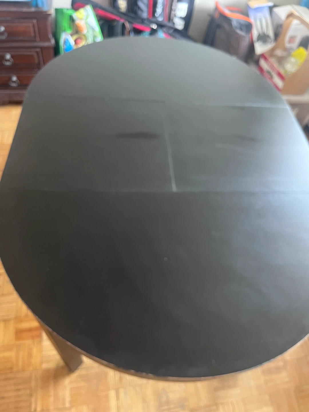 Black Extendable Dining Table - photo 2