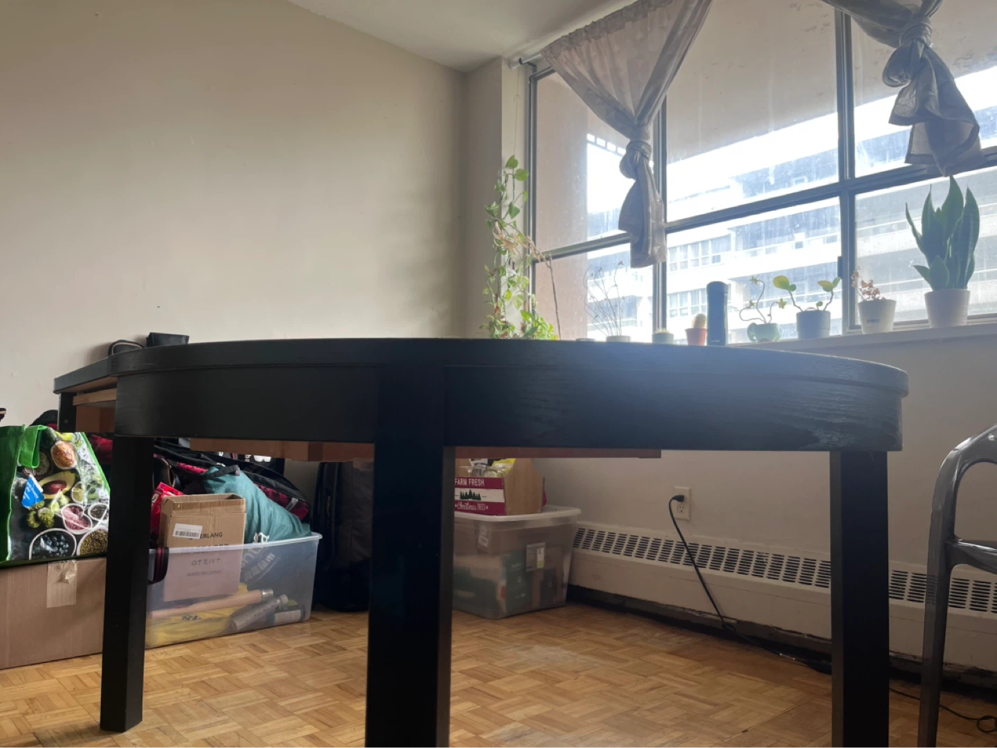 Black Extendable Dining Table - photo 5