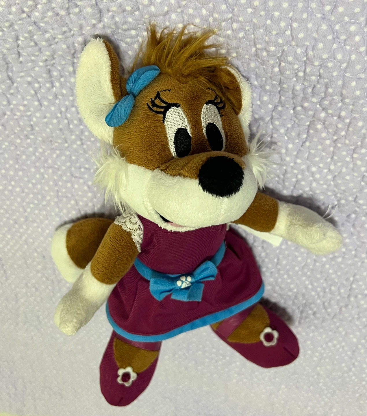 Plush Fox Toy with Dress