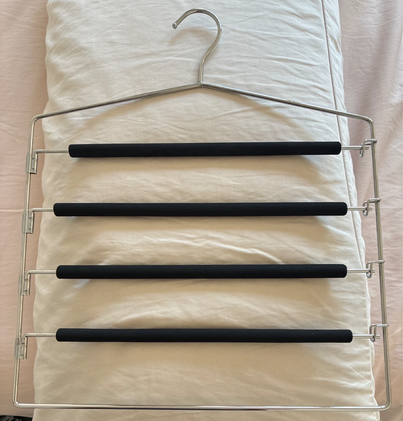 5-Tier Metal Hanger Clothes pants dresses skirts etc