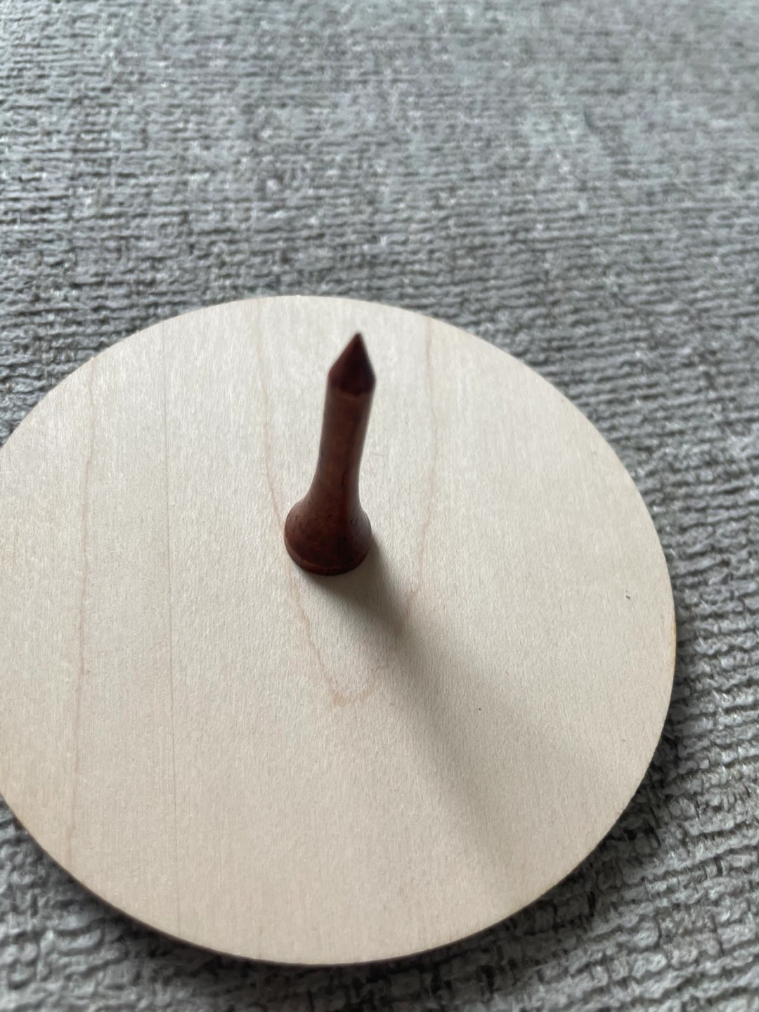 Wooden Maple Leaf Golf Tee - photo 3