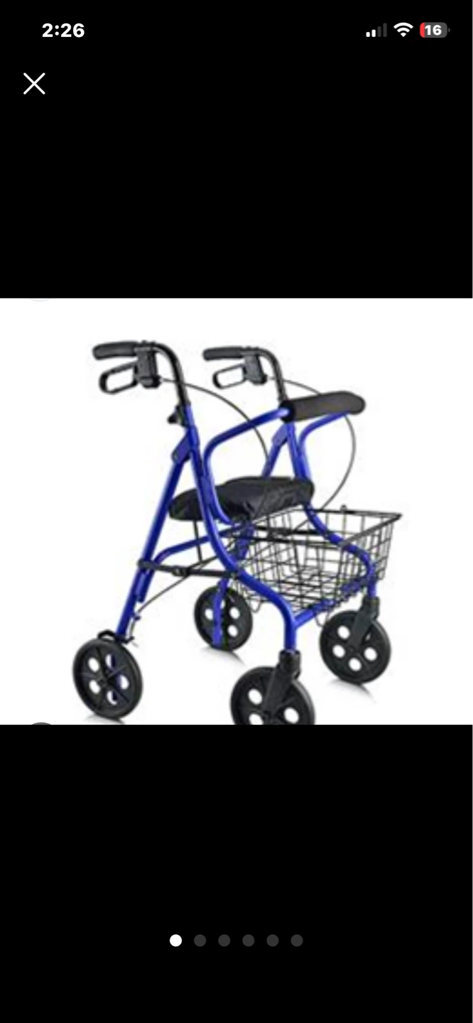 Evolution Mobility Walker with Seat and Basket