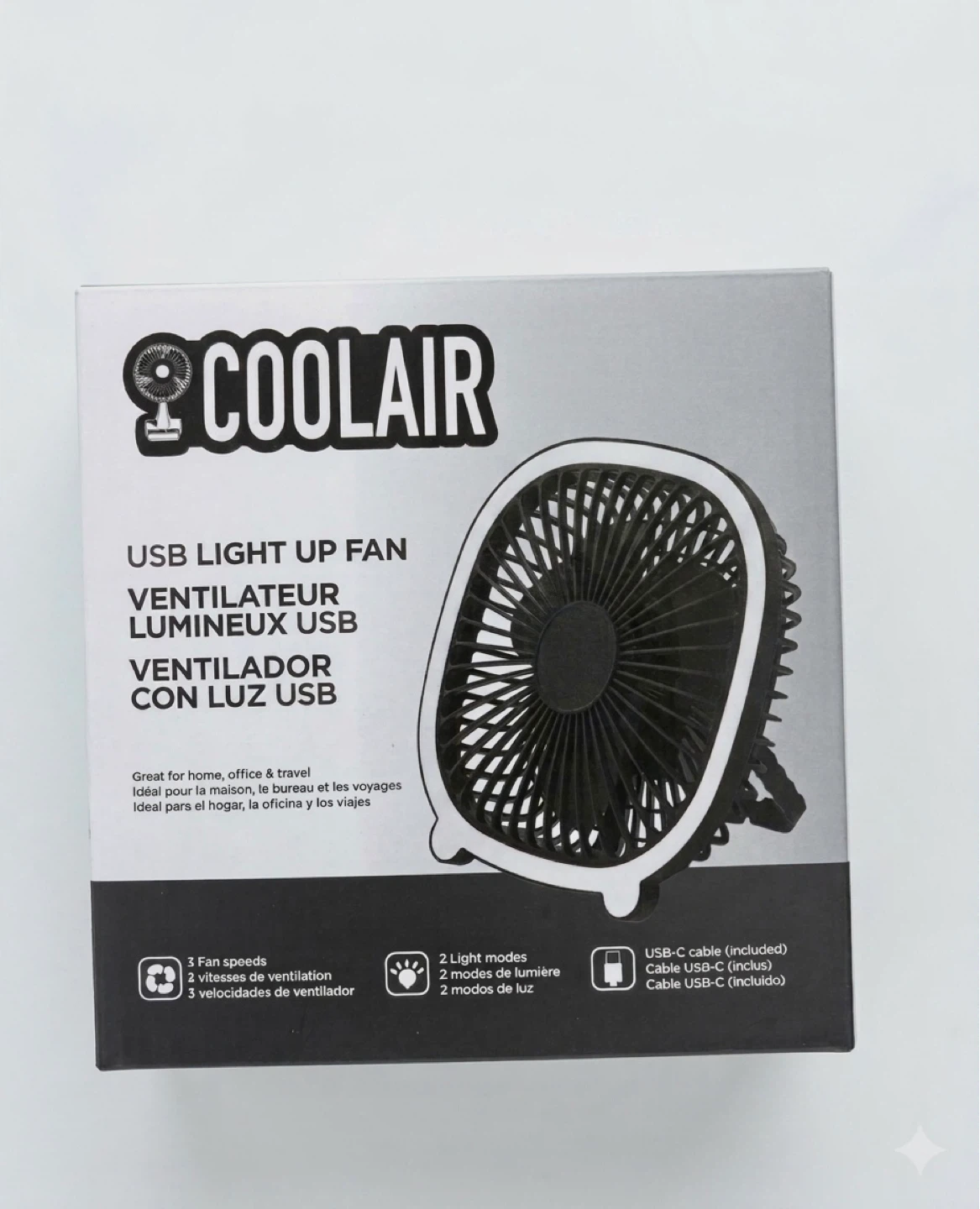 Coolair USB Light Up Fan - photo 2