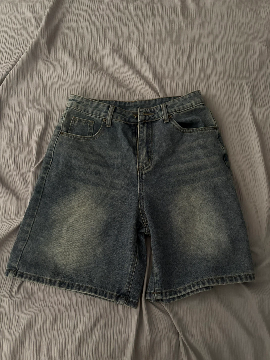 Dazy Women's Denim Bermuda Shorts Size L