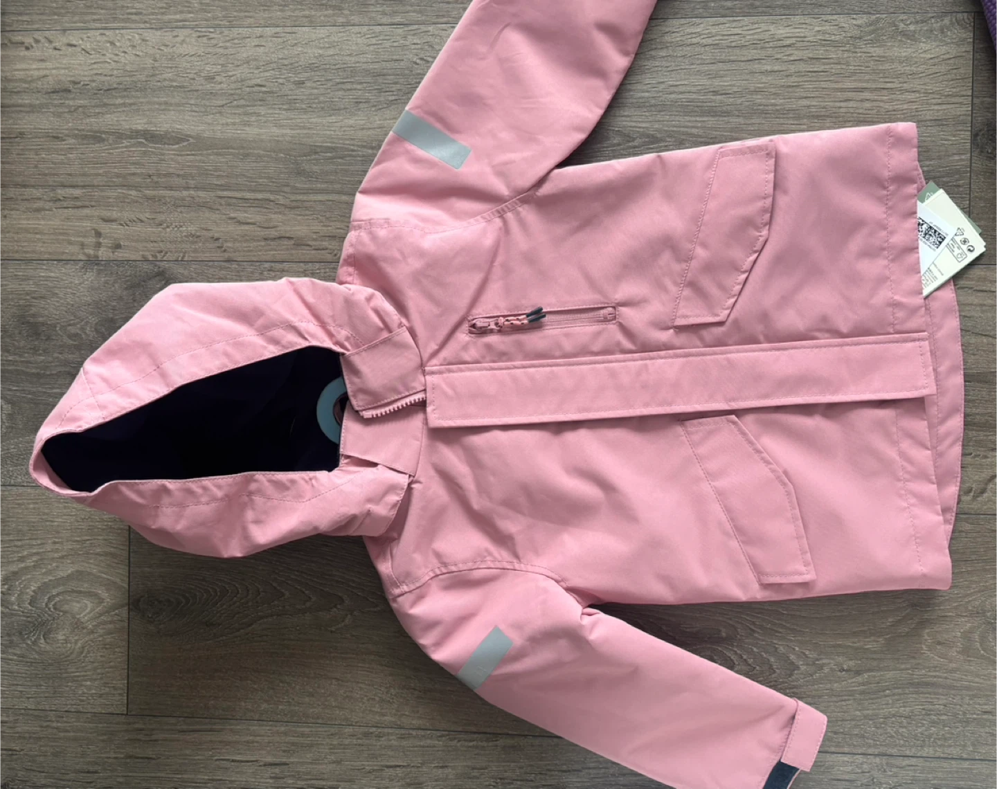 H&M Pink Rain+WinterJacket - 2T