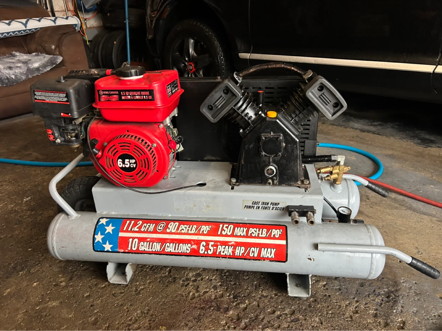 King Canada 6.5 HP Air Compressor